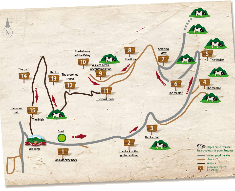 Carte parcours
